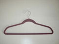 plastic Flocked suit hanger 1