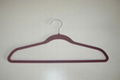 plastic Flocked suit hanger 1