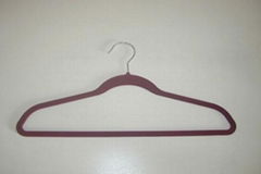 plastic Flocked suit hanger