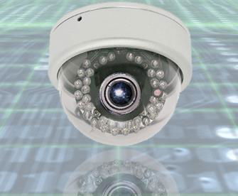 High Resolution Vandal Proof IR Dome Camera With Varifocal lens