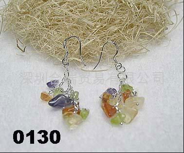 925 Silver Earring with Stone 2