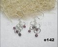 925 Silver Earring with Stone 4