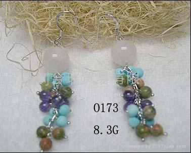 925 Silver Earring with Stone 5