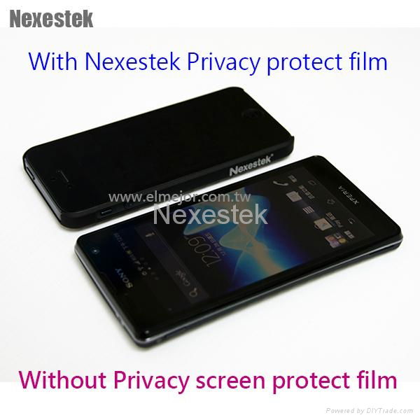 Privacy screen protector for iPhone 5 4