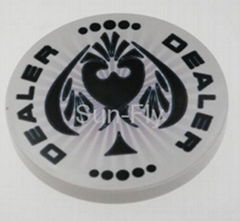 Spaydz 2-inch Ceramic Dealer Button