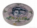 Bauta 2-inch Ceramic Dealer Button