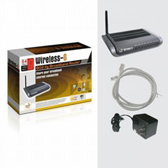 Wireless 802.11G Router + 4Port 