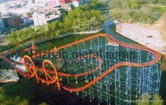 amusement equipment,roller coaster,ferris wheel,pirate ship,water ride