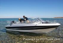 ce approved 5.4m luxury fishing yacht