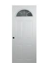 metal door with 3/4 oval glass,steel glass door 5