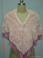 KNITTED FUR SHAWL 1