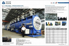 PE pipe production line