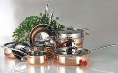 3ply copper cookware