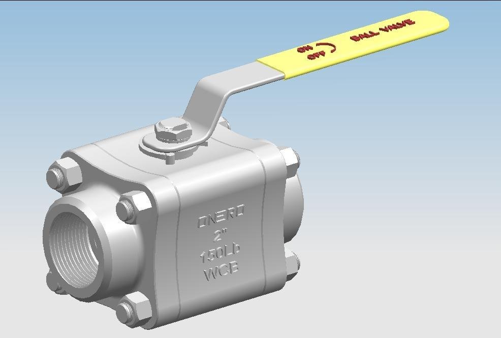 Small size forged steel ball valve