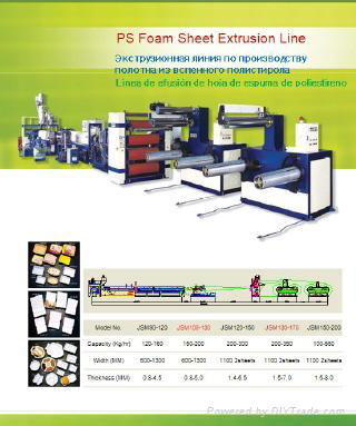 EPS foam sheet extrusion line