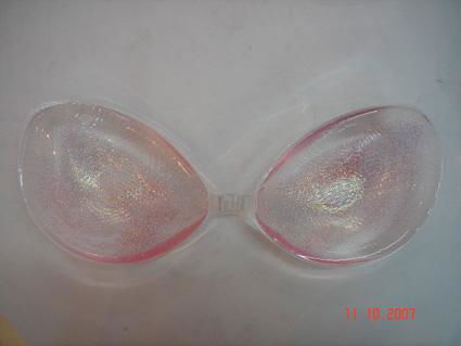 Silicone transparent bra