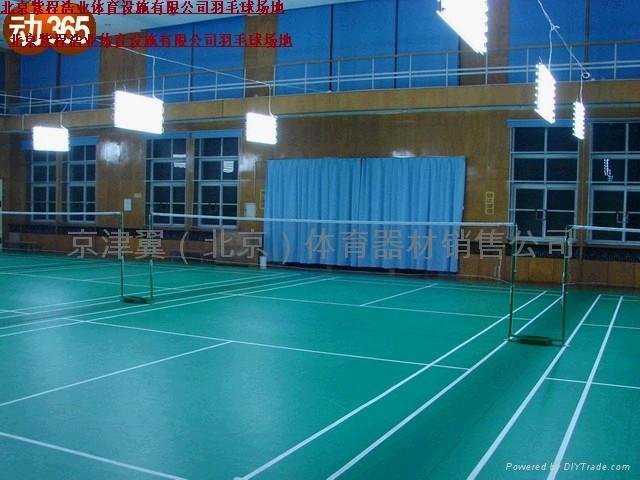 PVC网球场地板施工安装 2
