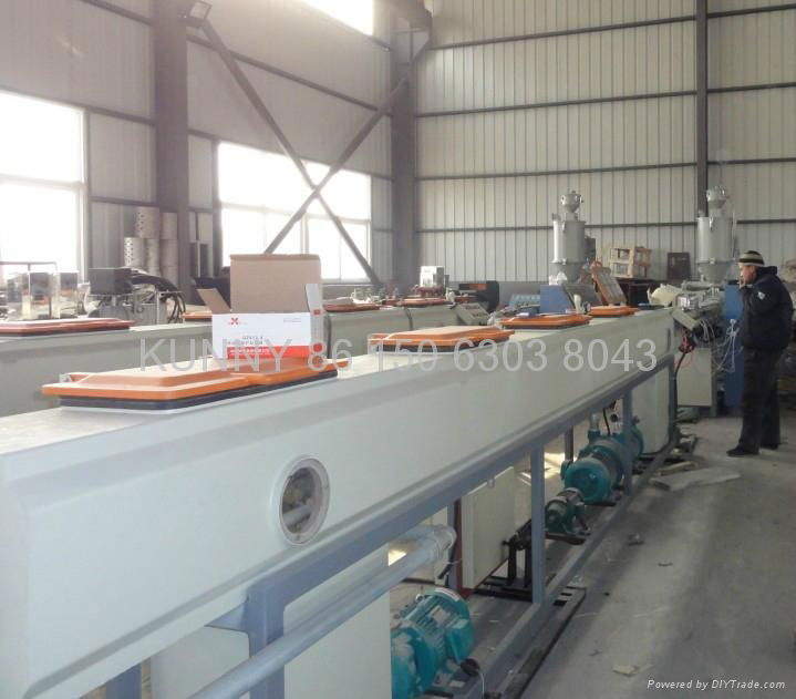 large diameter HDPE hollow wall winding pipe machine 2