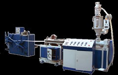 Plastic corrugated pipe extrusion line