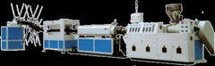 PE carbon spiral pipe machine