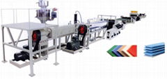 XPS foamed sheet extrusion line