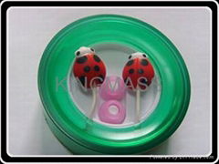 ladybird shape Earphone for gift & promotion