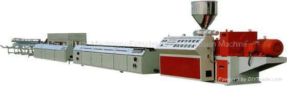 Wood Plastic Compound Profiles Extrusion Line 