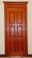 Oak solid wooden door