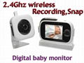 3.2" digtal baby monitor, can recording & talk back  1