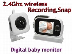 3.2" digtal baby monitor, can recording & talk back