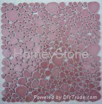 Pebble Ceramic Mosaic,Glazed Ceramic Mosaic