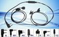 GT-EV101 Two-way Radio otica earphone