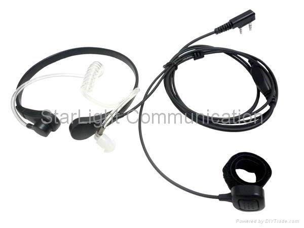 Throat Actived Acoustic Tube Earpiece GT-TV1