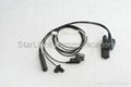 Two Way Radio Three-wire Transparent Acoustic Tube Earpiece with Barrel PTT 