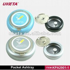Tin pocket ashtray