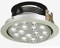 LED Recessed Downlights (15*1W, 825lm)