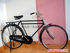 传统老式自行车