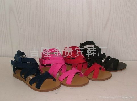 新款時尚涼鞋，廣州涼鞋，涼鞋批發，羅馬涼鞋，沙灘涼鞋 3
