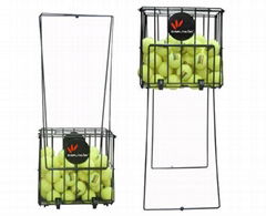 Tennis ball hopper & tennis ball basket