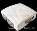 4PORT VGA SPLITTER 250MHZ (Plastics) 2