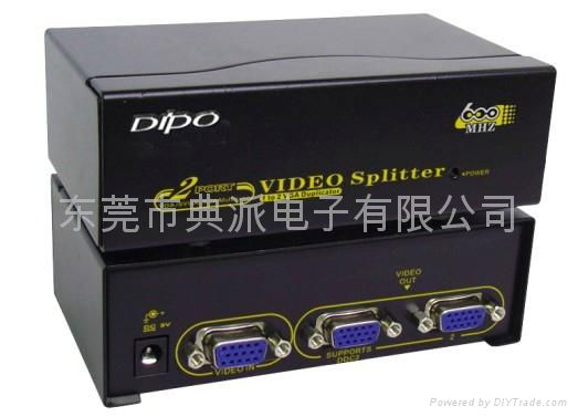 600M Video splitter 2port 