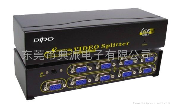 600M Video splitter 2port  3