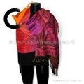 2012 NEW STYLE Wool Silk Blended Jaquard Pashmina SCARF SHAWL 3