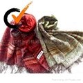 2012 NEW STYLE Wool Silk Blended Jaquard Pashmina SCARF SHAWL 4