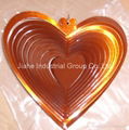Copper heart wind spinner 1