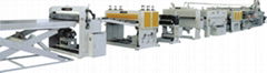 PP PE PC hollow grating plate extrusion line