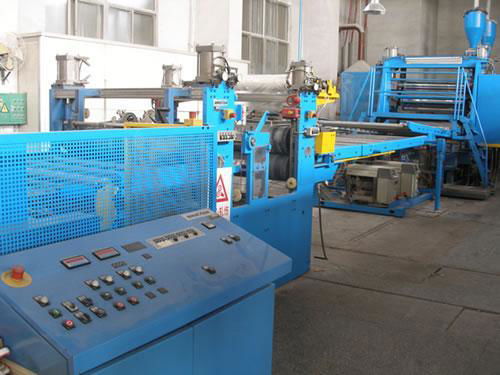 PVC foaming sheet extrusion line