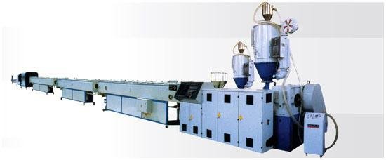 HDPE water and gas supply pipe extrusion line