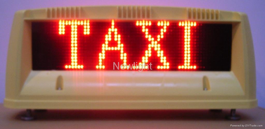 LED Taxi sign 2