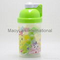 500ml Kids Plastic Water Bottle with Straw Lid (Item No. 21017) 1